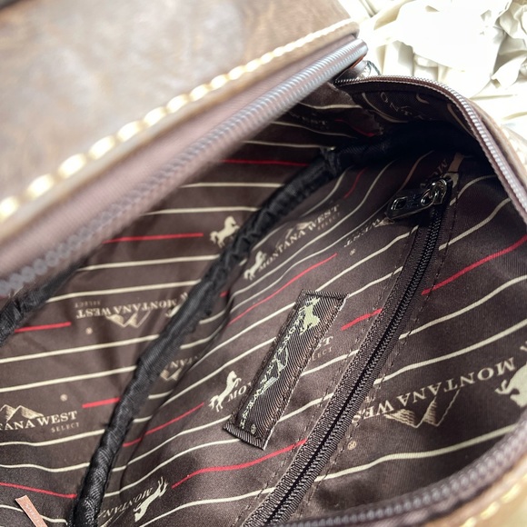 Montana West Sugar Skull Collection Crossbody Circle Bag - Picture 6 of 6